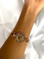 Armband Münze mit Zirkonia