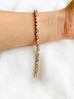 Armband - Welle 22K vergoldet